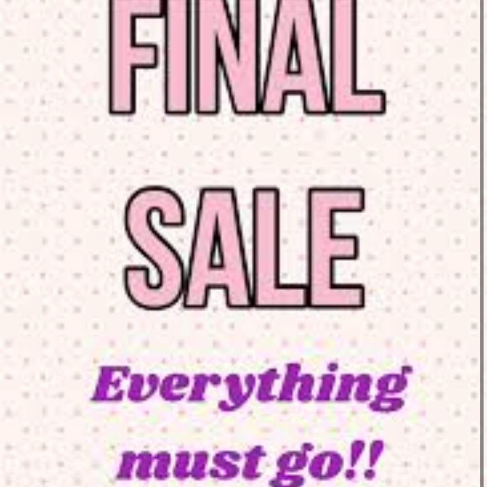 Sale on everything